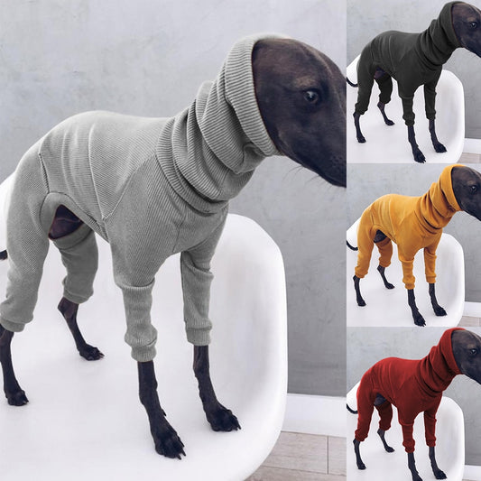 Luxury Italian Greyhound Turtleneck Sweater
